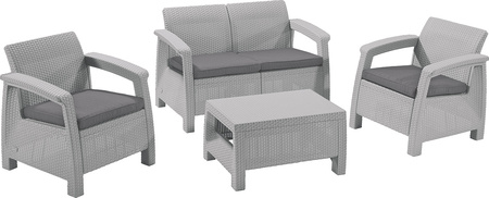 Комплект мебели Корфу сет (Corfu set) белый (производство Россия)